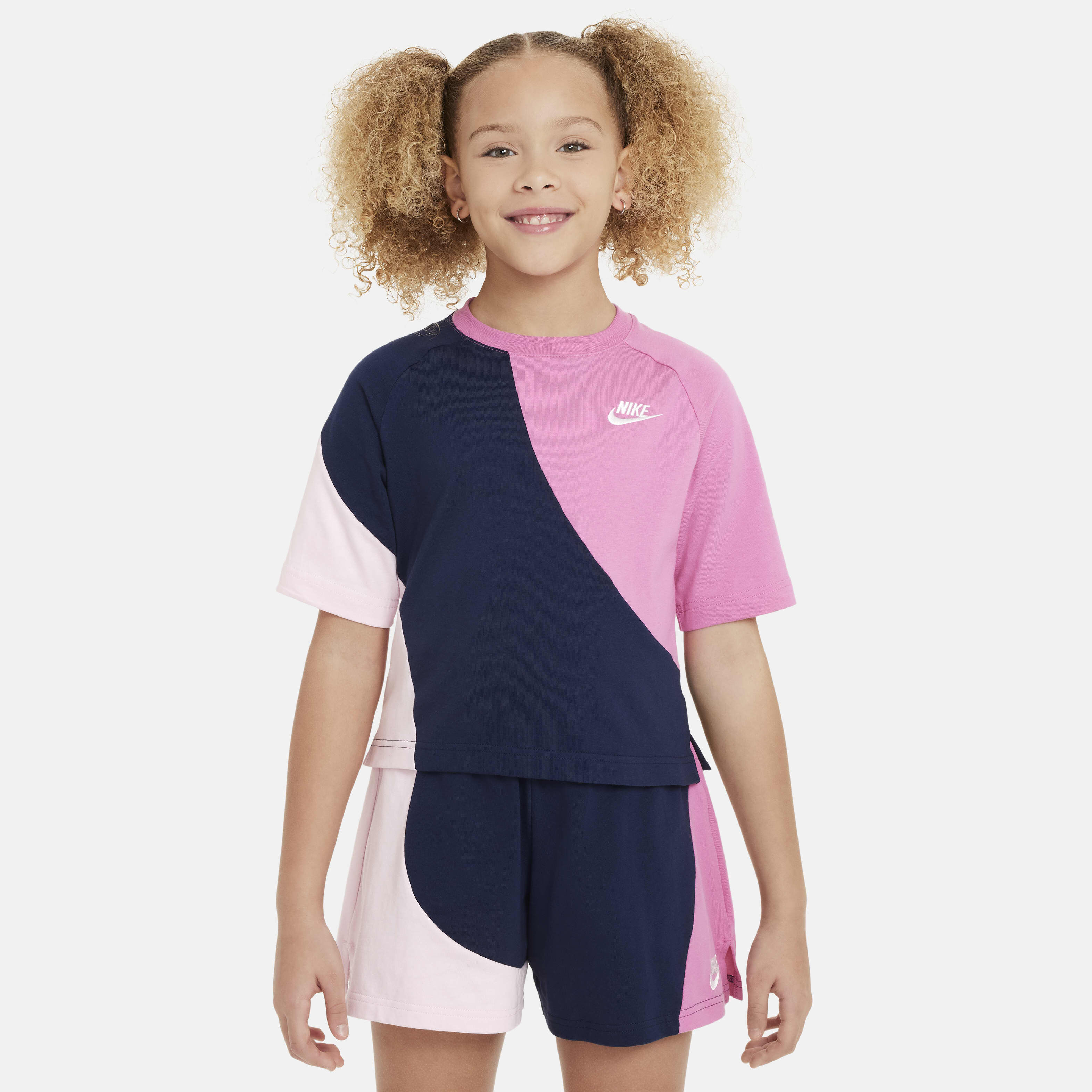 Buy Nike Sportswear Older Kids Girls Jersey Top Nike Qatar Official