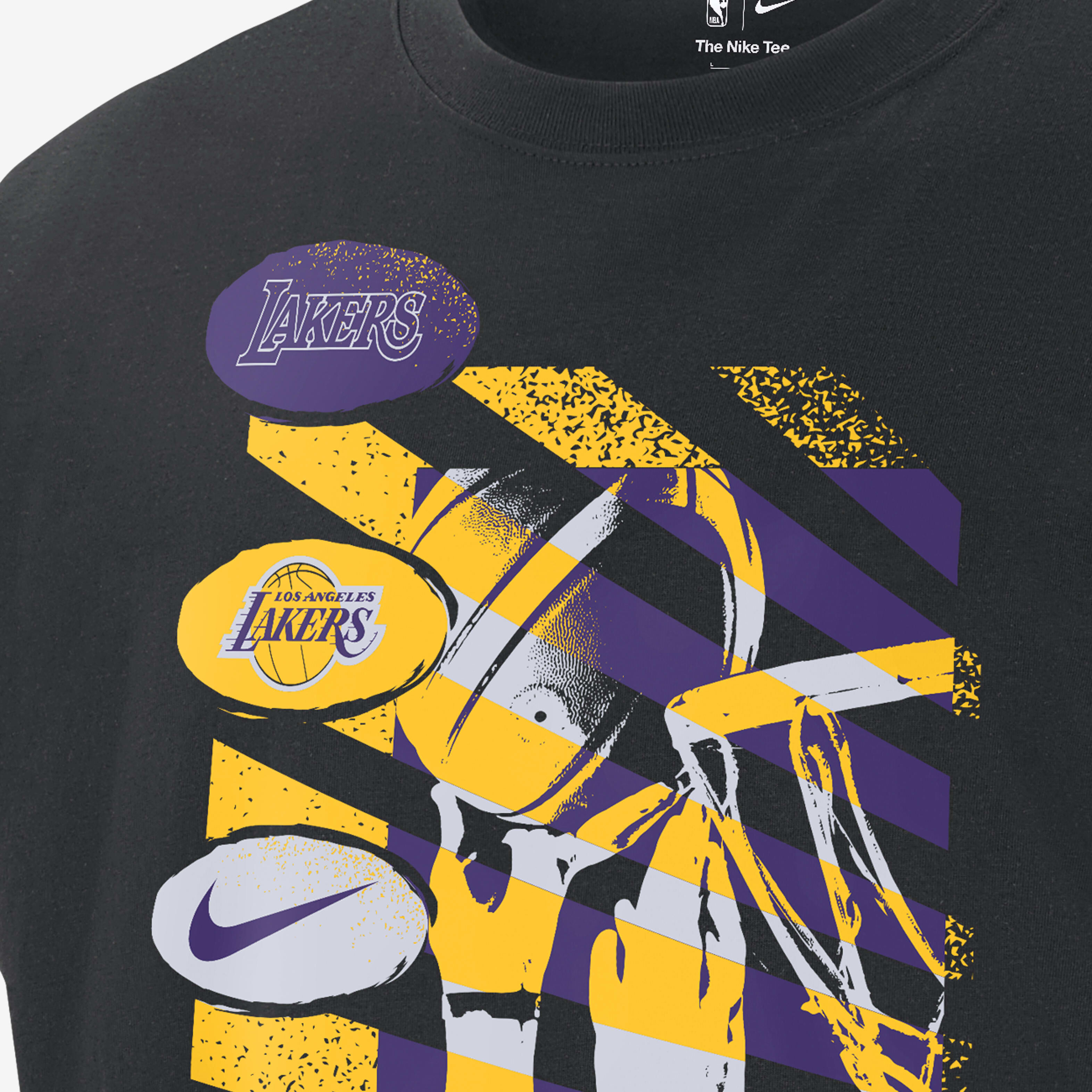 Buy Los Angeles Lakers Courtside Men s Nike NBA T Shirt Nike Qatar Official