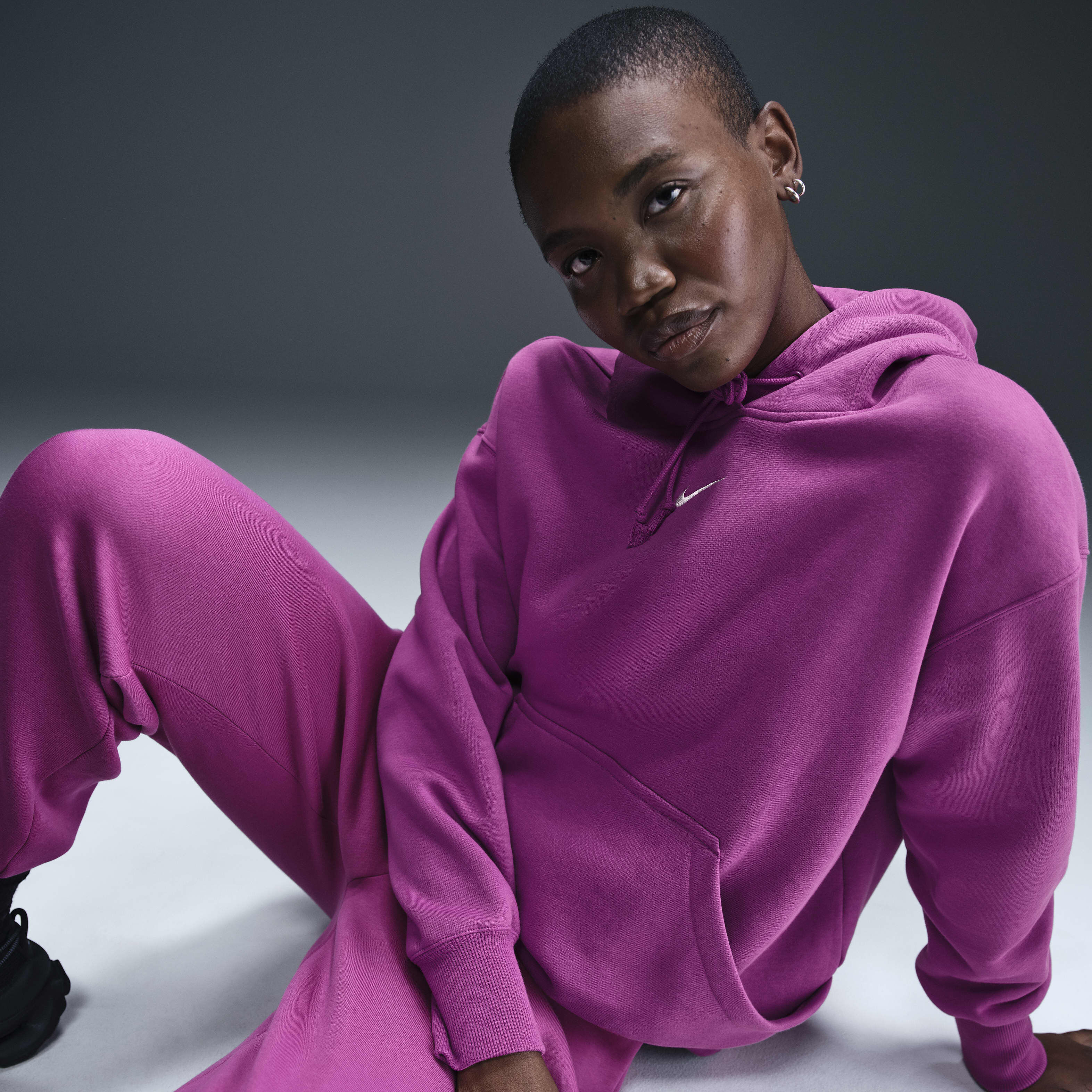 Buy Nike Sportswear Phoenix Fleece Women s Oversized Pullover Hoodie Nike Qatar Official