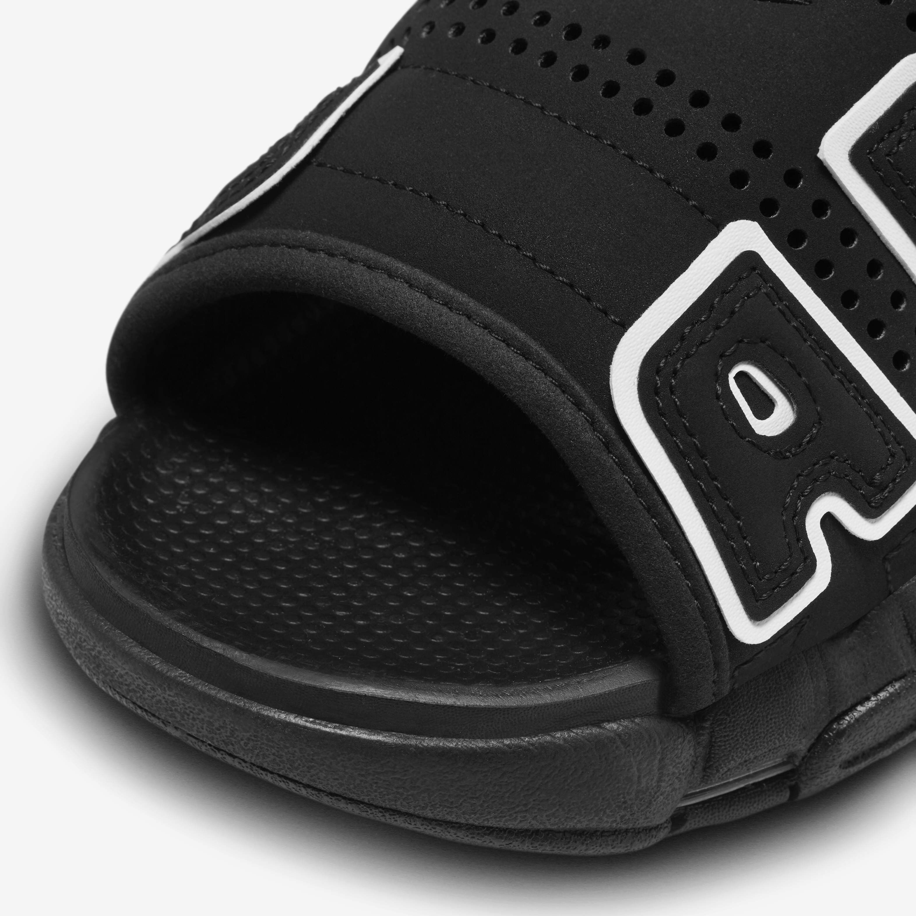 靴 NIKE AIR MORE UPTEMPO SLIDE BLACK 28cm Nike Air More Uptempo Slide Sneakers | Flight Club