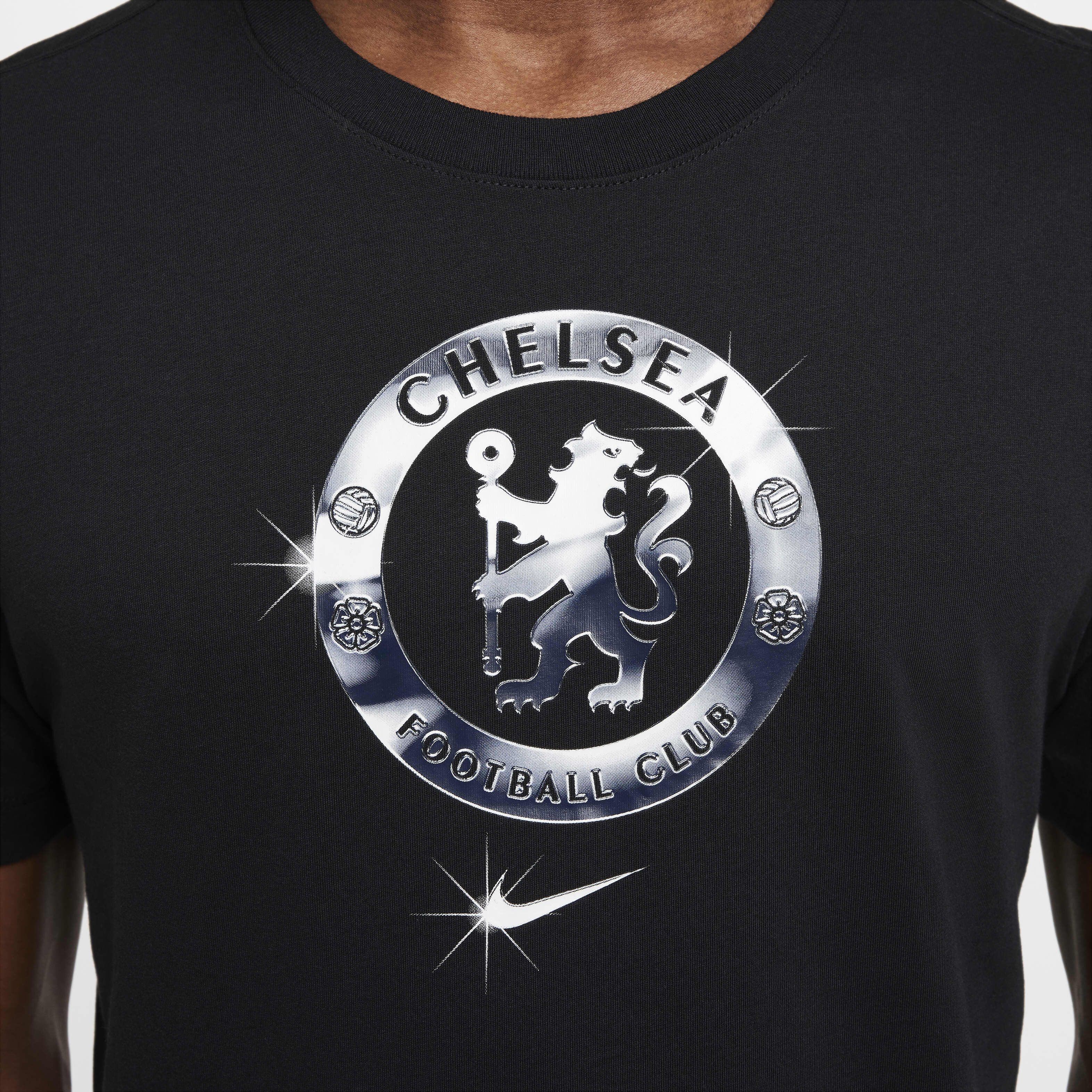 Chelsea FC Nike シャツ 黒 Buy Chelsea F.C. Men's Nike Football T-Shirt - Black | Nike