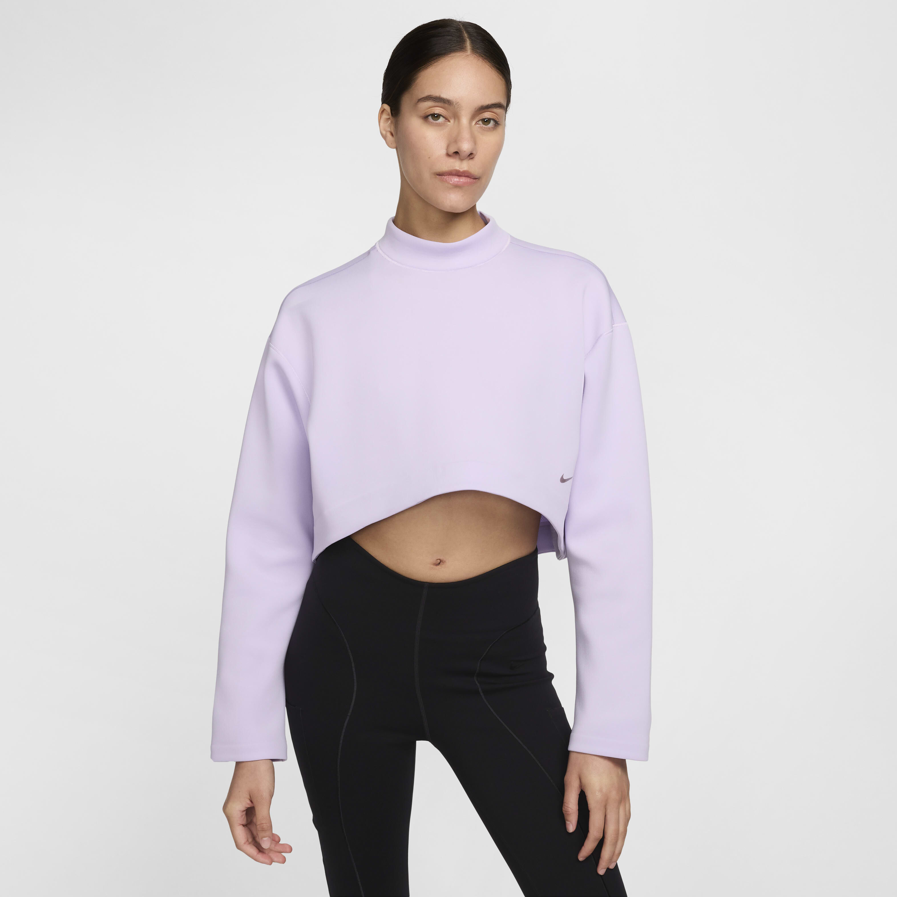nike lavender crop top