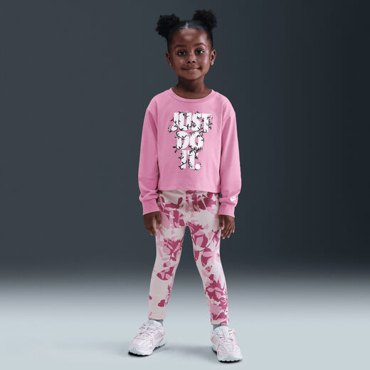 Tracksuits-Nike, Nike, Toddler Printed Club Long Sleeve T-Shirt and Leggings Set
