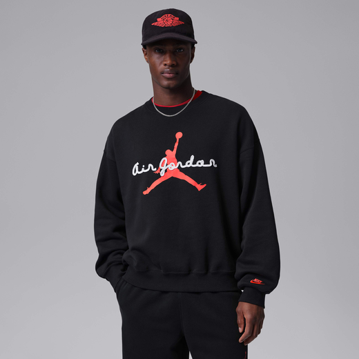 Men's Sweatshirts-JRDN, Jordan Brooklyn, Men's Fleece Crew-Neck Sweatshirt