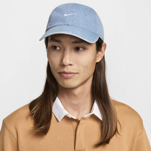 Hats, Visors & Headbands-Nike, Nike Club, Unstructured Denim Cap