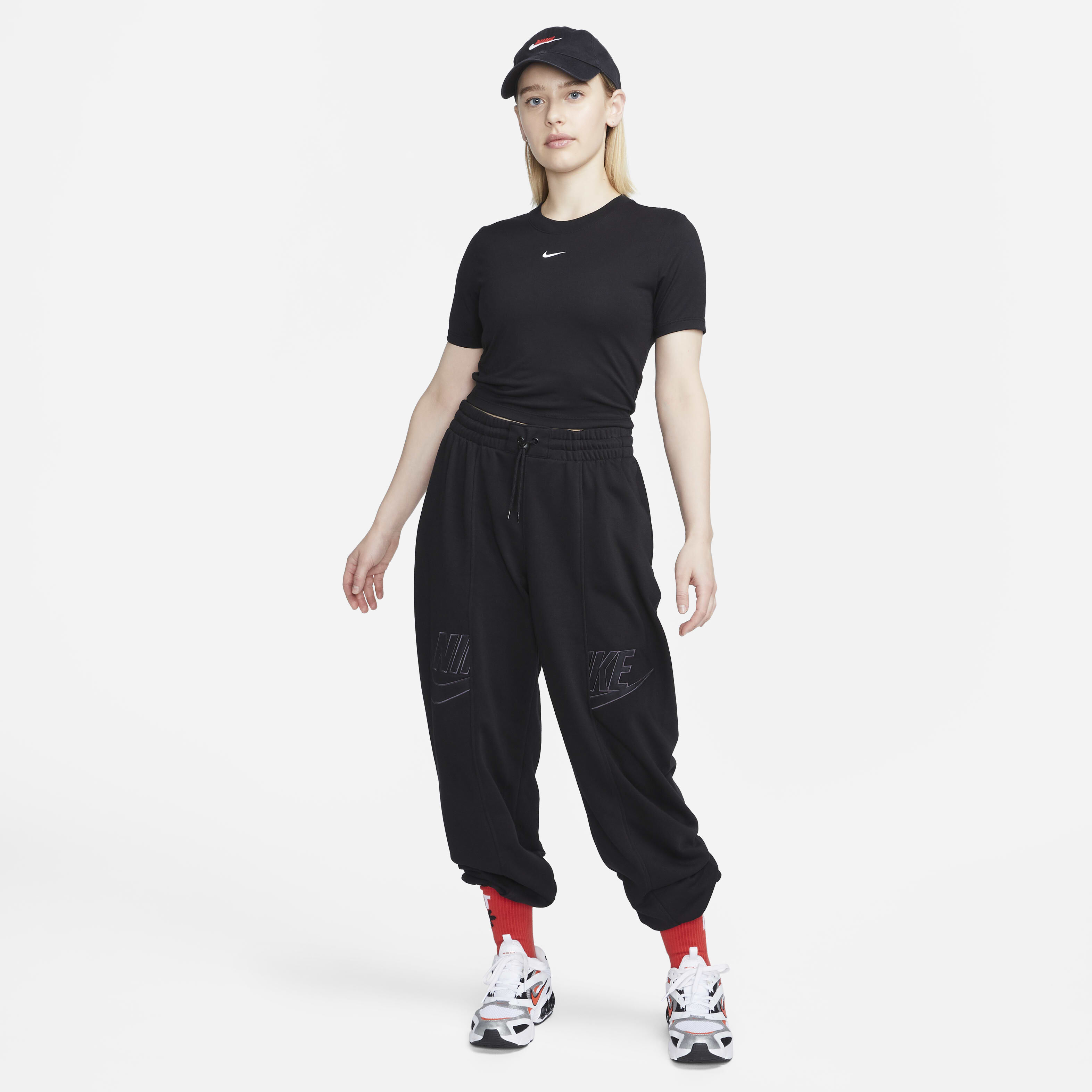 Buy Nike Sportswear Essential Women s Slim Cropped T Shirt Nike Qatar Official