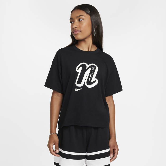 Buy Nike Sportswear Girls' T-Shirt Black Nike Qatar Official