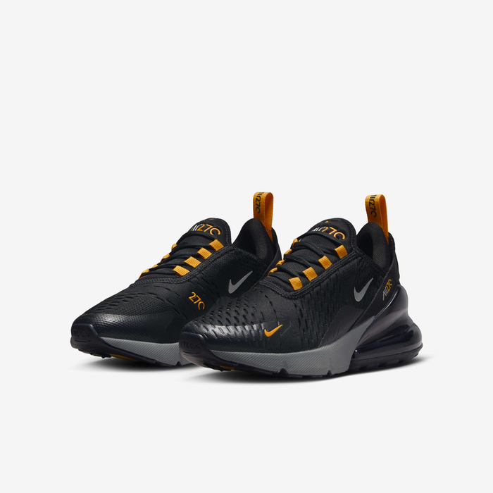 Buy Nike Air Max 270 Older Kids' Shoes Black/University Gold