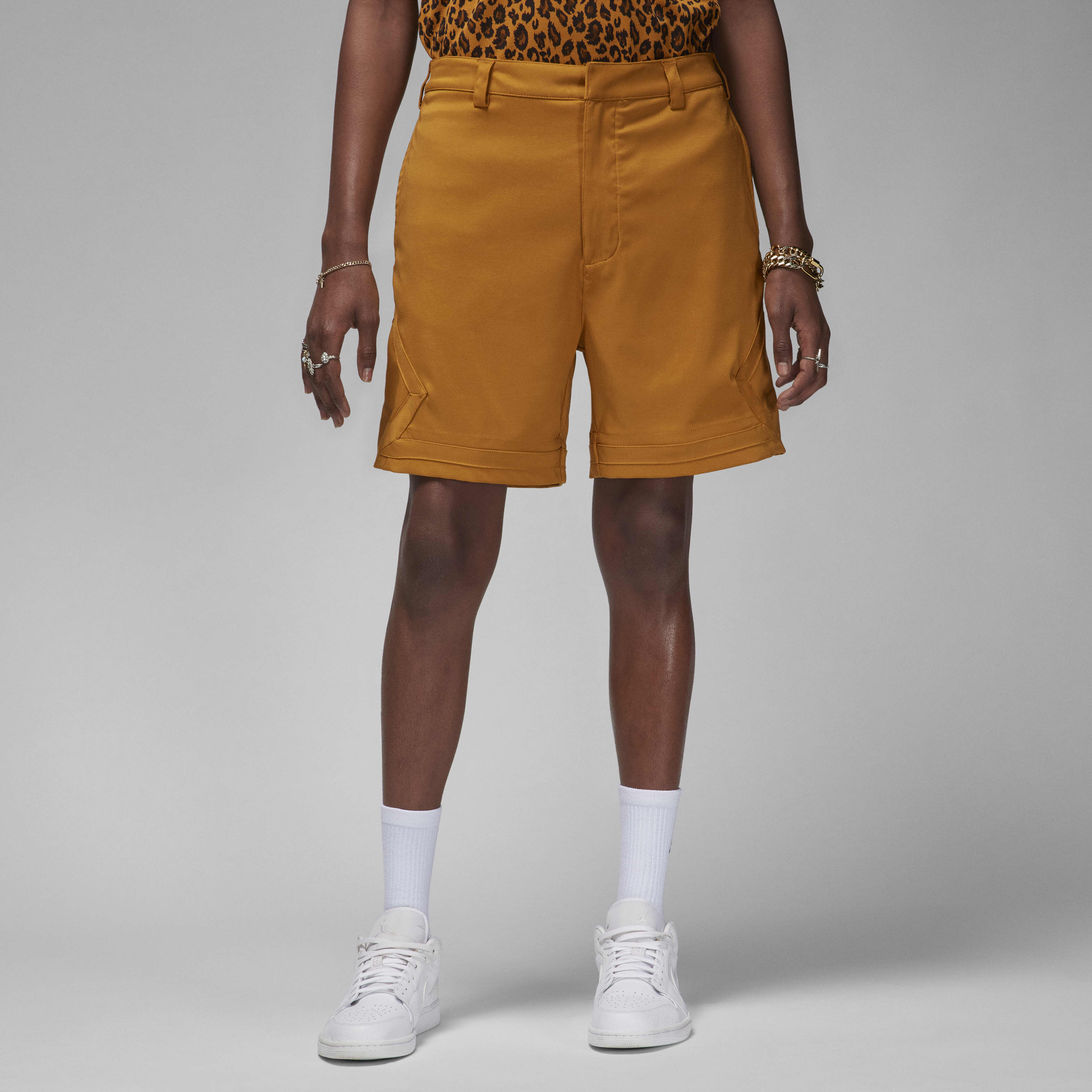 Jordan gold shorts online