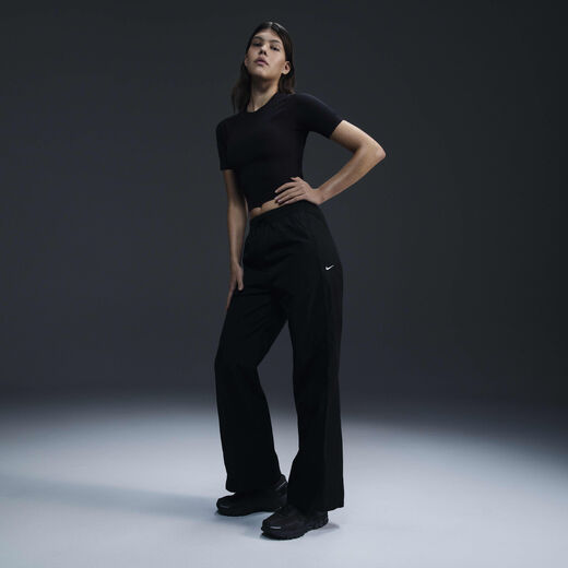 Trousers & Tights-Nike, Nike Windrunner, Women's High-Waisted Woven Open-Hem Trousers