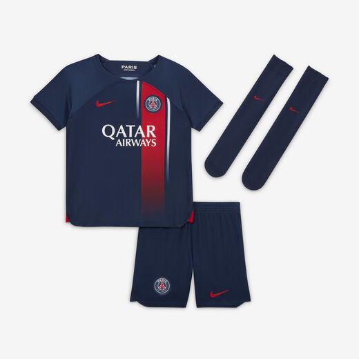 Tracksuits-Nike, Paris Saint-Germain 2023/24 Home, Younger Kids' Nike Dri-FIT 3-Piece Kit