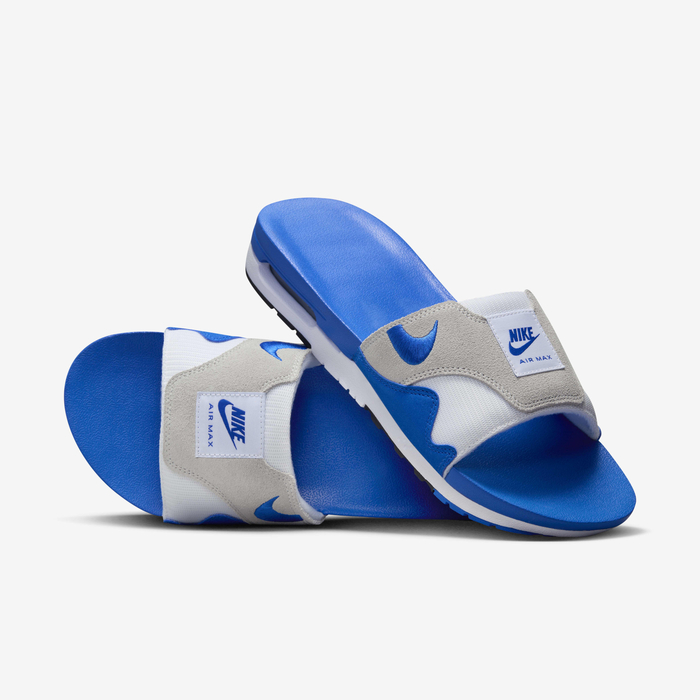 Nike Air Max Nike Cushion Slides Mens Nike Air Max Slides In Blue