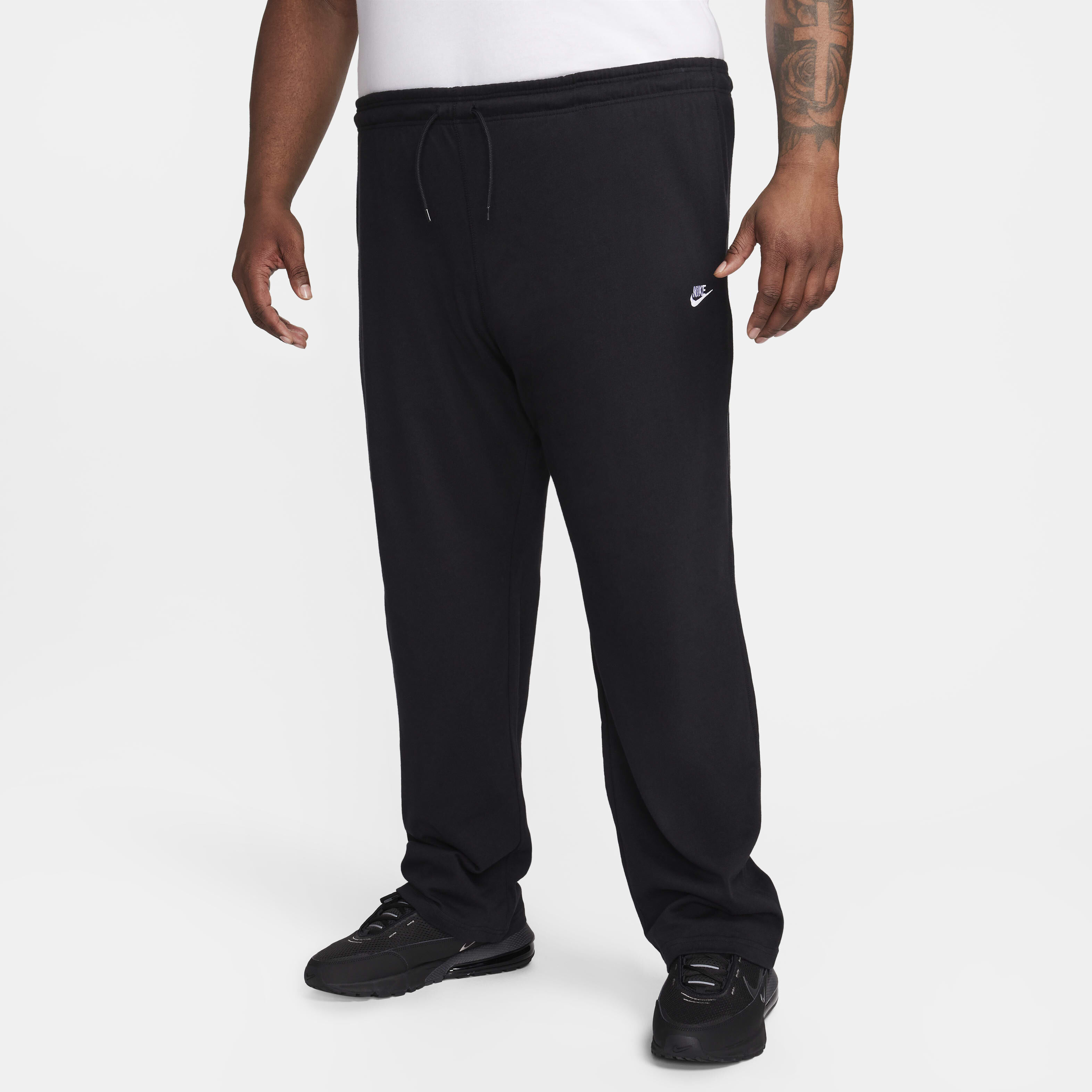Buy Nike Sportswear Club Men s Knit Open Hem Trousers Nike Qatar Official