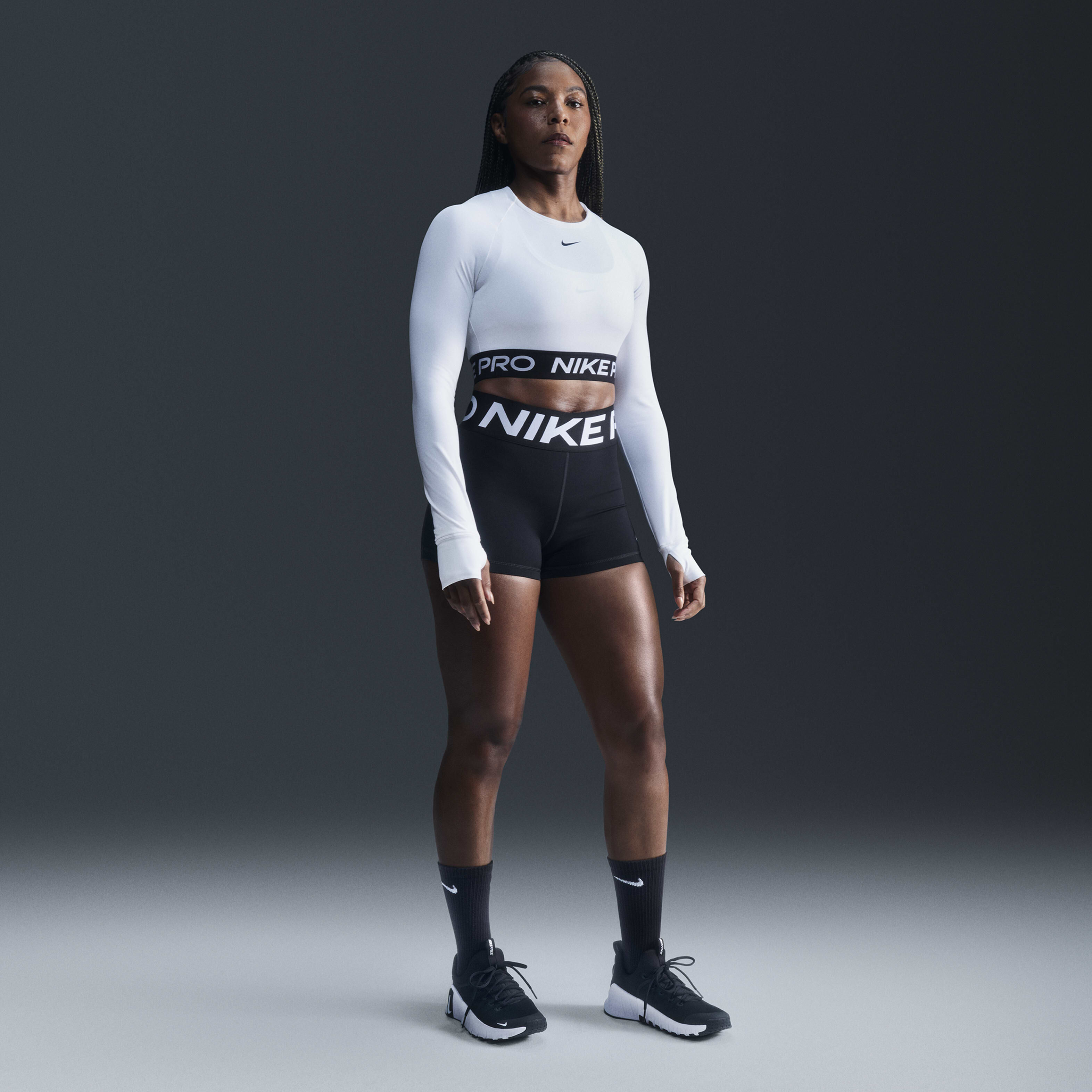 Nike sculpt high rise shorts hot sale