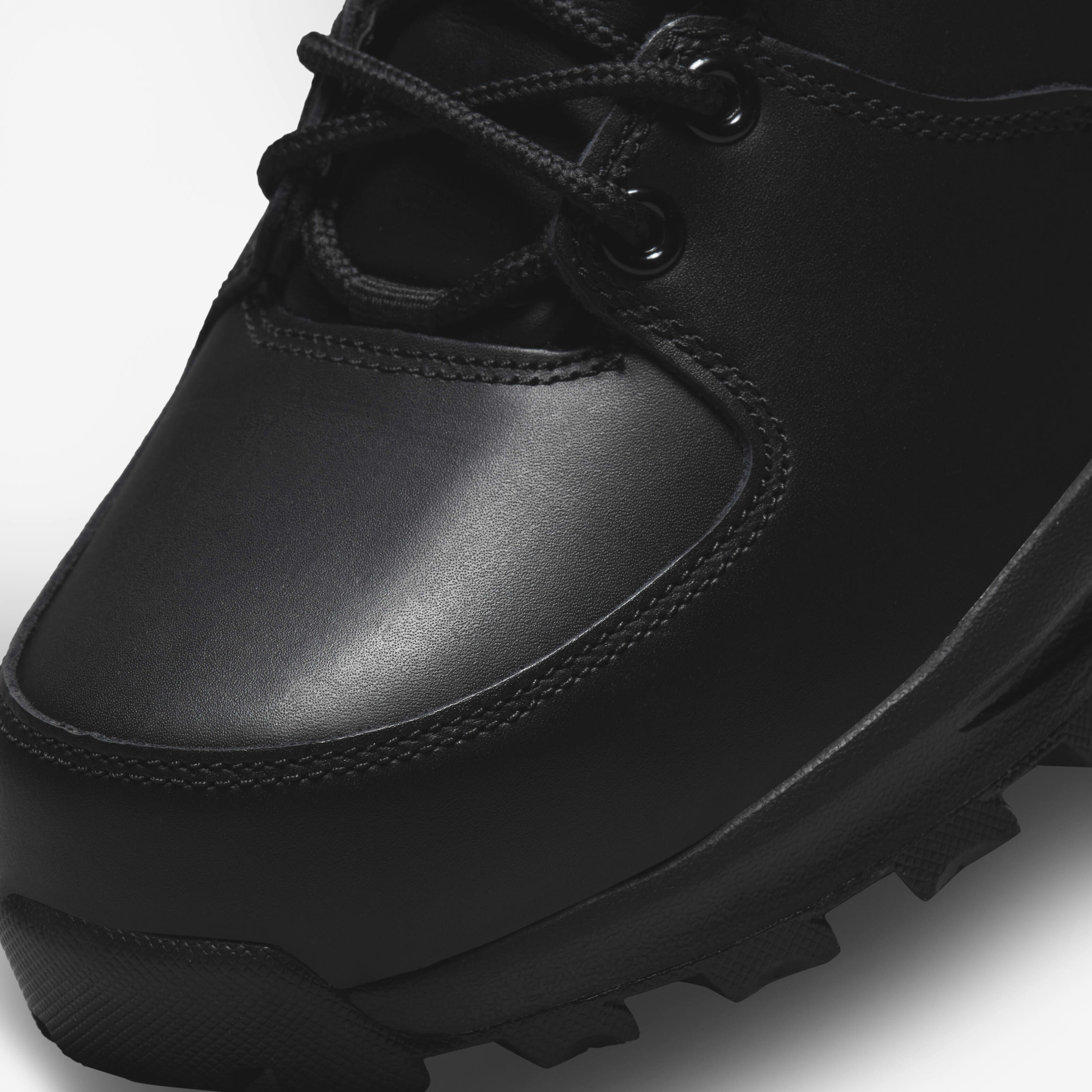 Nike manoa leather black clearance