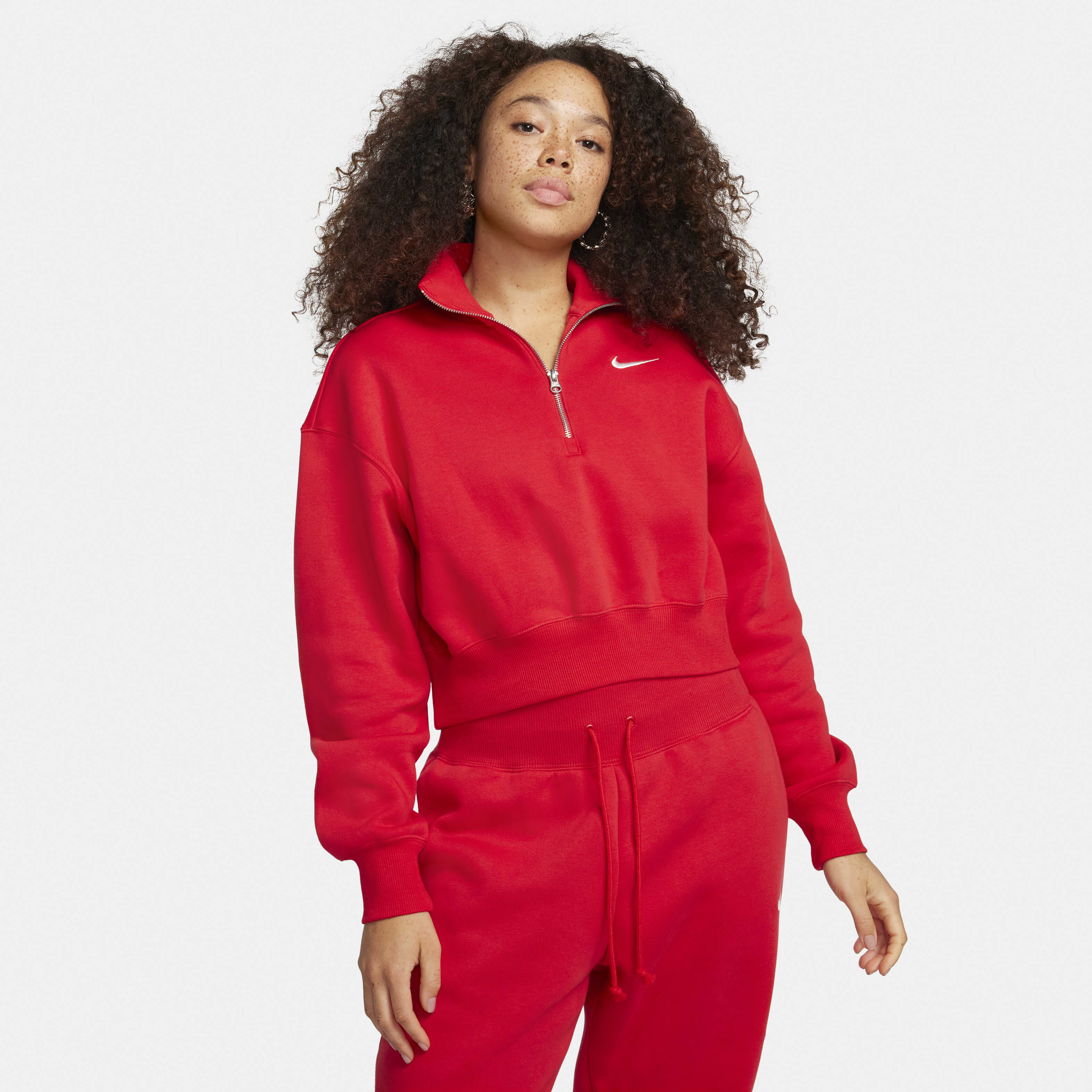 Nike tracksuit womens red top