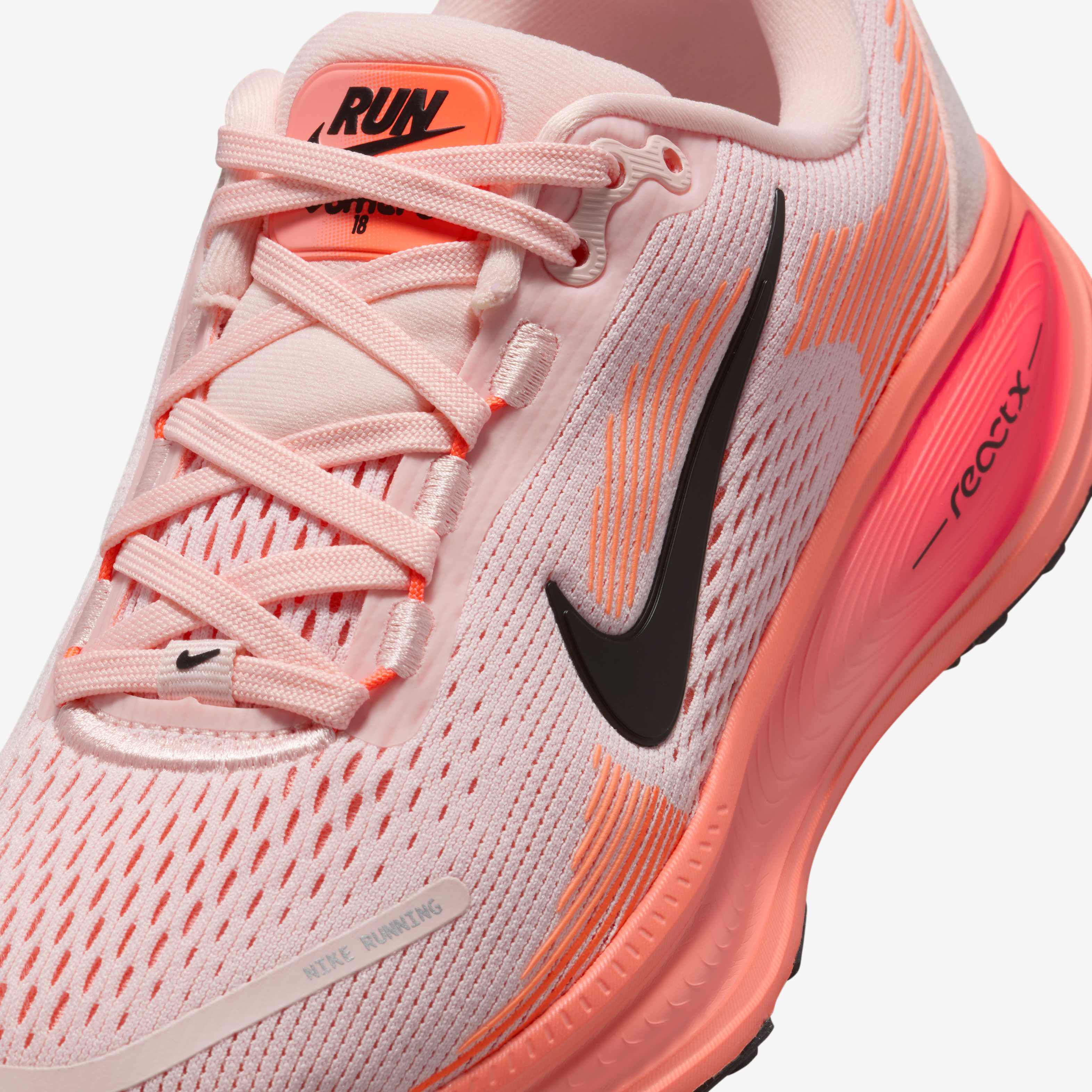 Buy Nike Vomero 18 Older Kids' Road Running Shoes - Echo Pink